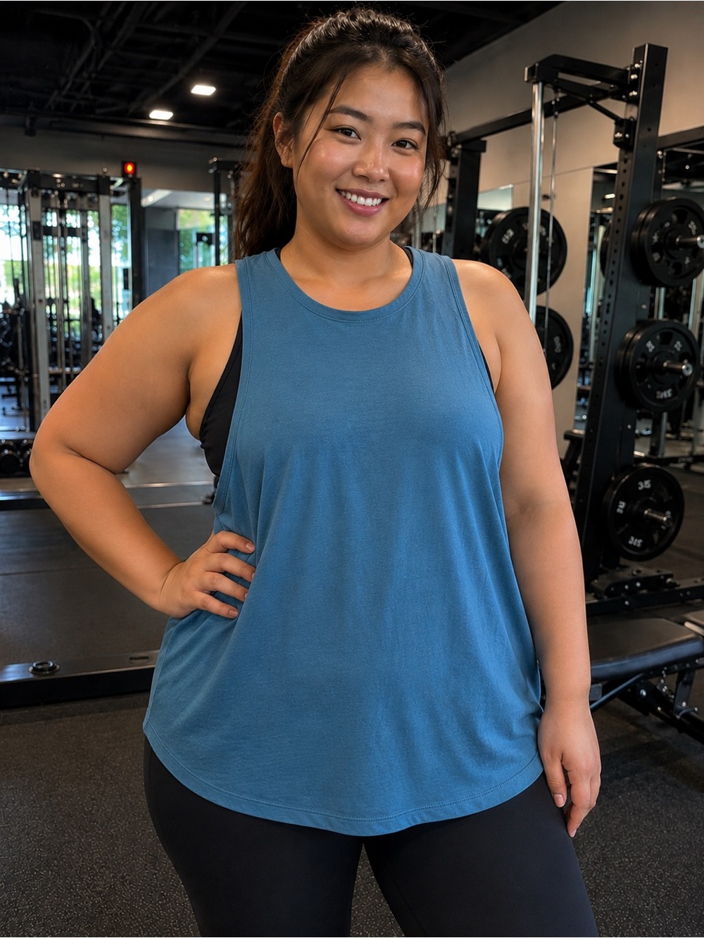 Old Navy Teal Blue Sleeveless Workout Tank